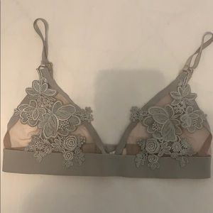 For love and lemons appliqué bra- small